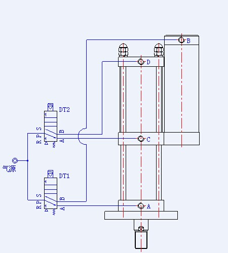 氣液增壓缸氣源圖